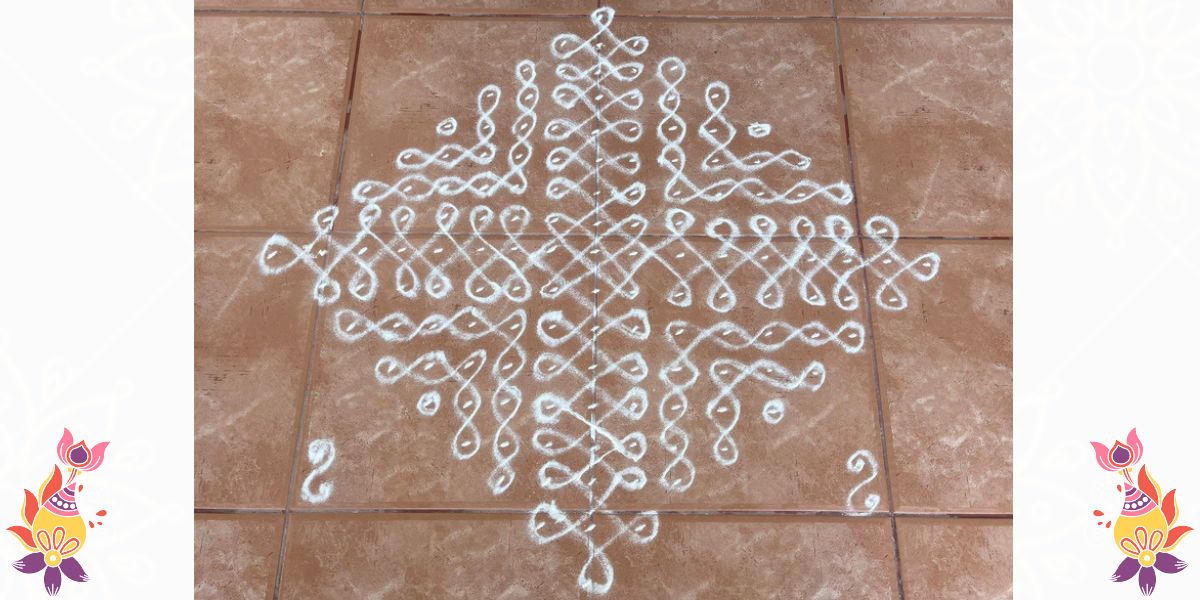  pulli kolam picture 3